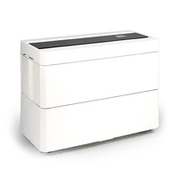 Angle View of the BRUNE B 600 Professional Humidifier with closed top cover